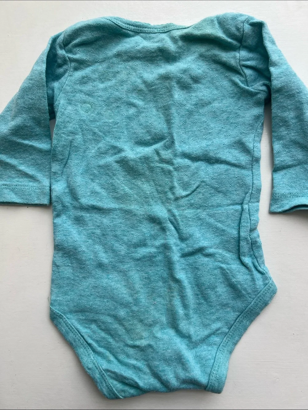 3-Pack Long Sleeve Baby Bodysuits - White, Teal, Pink